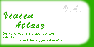 vivien atlasz business card